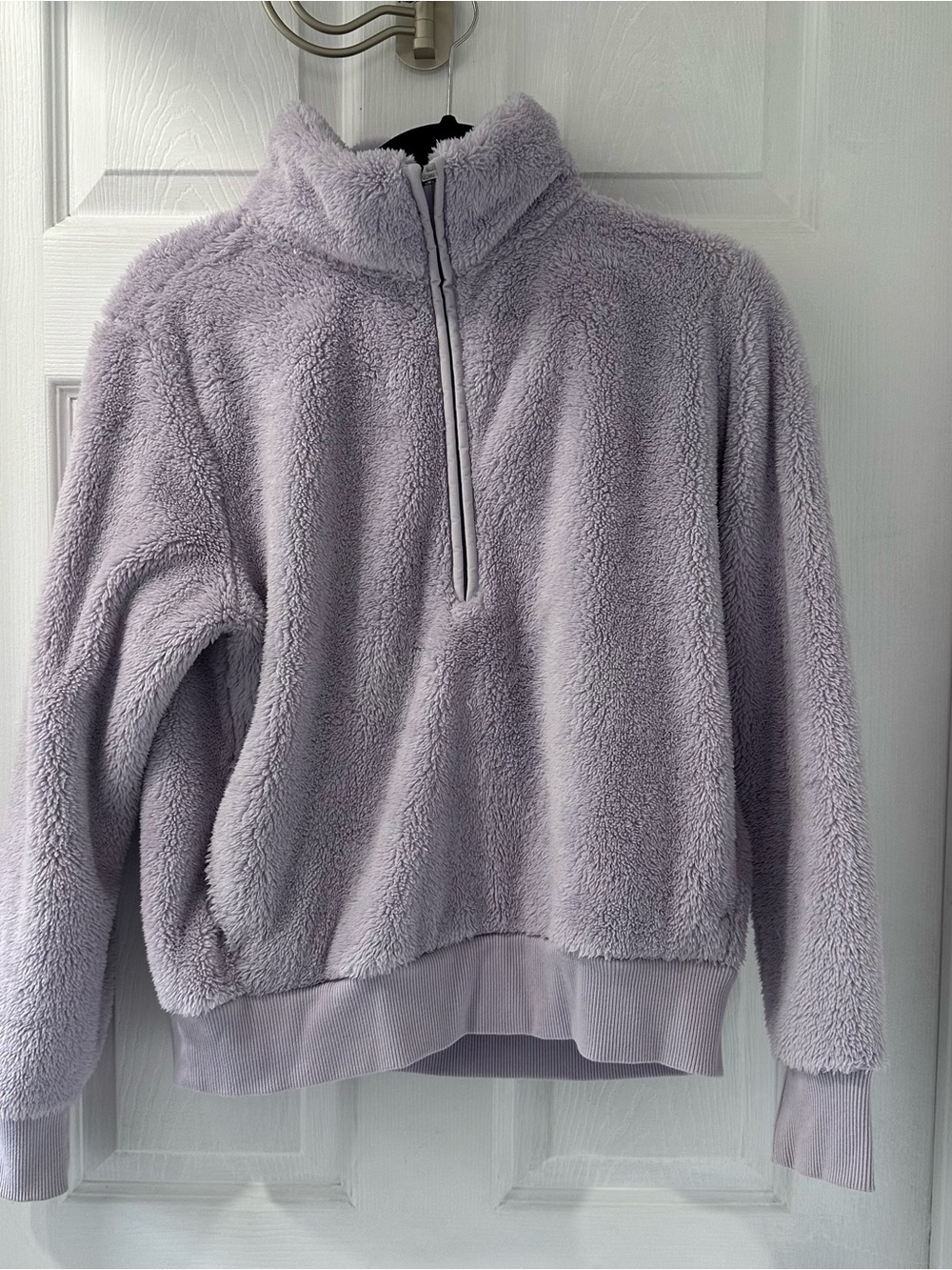 Women's Lavender Fleece Half-Zip Pullover Jacket